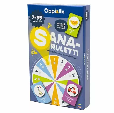 Oppi&ilo Sanaruletti peli - Pelit ja palapelit - WS966223 - 1