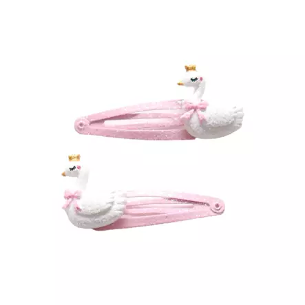 Yuko B. hiuspinnit 2kpl, joutsen - Kellot, korut ja hiustarvikkeet - YBA500A183 - 1