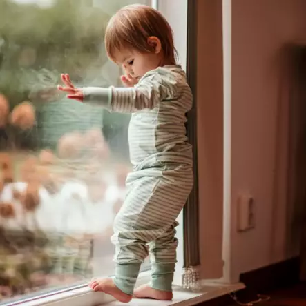 Geggamoja lasten unihaalari, vihreä raita - Yöasut - gegaw24013 - 2