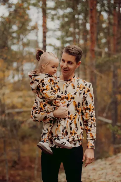 Metsola lasten jumpsuit, Kettu - Jumpsuitit ja haalarit - met24ip003 - 2