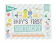Milestone Baby's first birthday -kortit - Askartelu/Tarrat/Tatuoinnit - milestoneb03 - 1