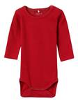 Name It vauvan rib body, punainen - Pitkähihaiset bodyt - nameit13226313 - 1