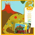Djeco dinosaurus piirustuslevyt - Askartelu/Tarrat/Tatuoinnit - DJ08863 - 1