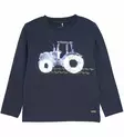 Minymo lasten paljettipaita, traktori - Pitkähihaiset paidat - minymo6813 - 1