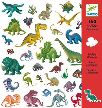 Djeco Dinosaurus tarrat - Askartelu/Tarrat/Tatuoinnit - DJ08843 - 1