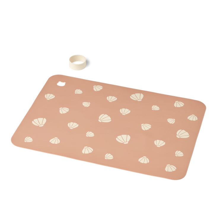 Liewood lasten ruokailualusta, simpukka - Juomapullot, astiat ja aterimet - LW150591503 - 1