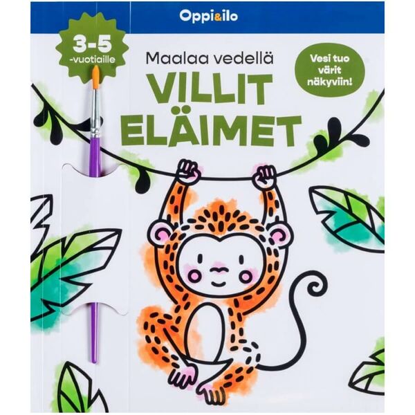 Oppi & ilo Maalaa vedellä Villit eläimet - Kirjat - WS601133 - 1