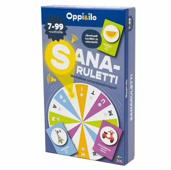 Oppi&ilo Sanaruletti peli - Pelit ja palapelit - WS966223 - 1