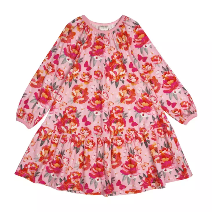 Ma-ia lasten Pionit mekko - Pitkähihaiset mekot - maiass25003 - 1