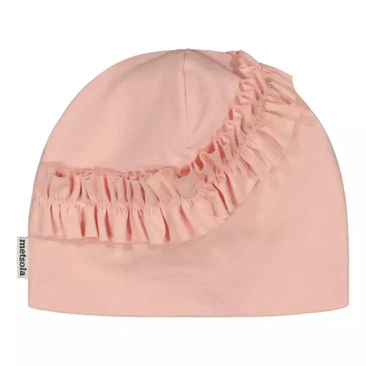 Metsola lasten frillapipo, v.punainen - Välikausipipot - metN16-2263 - 1