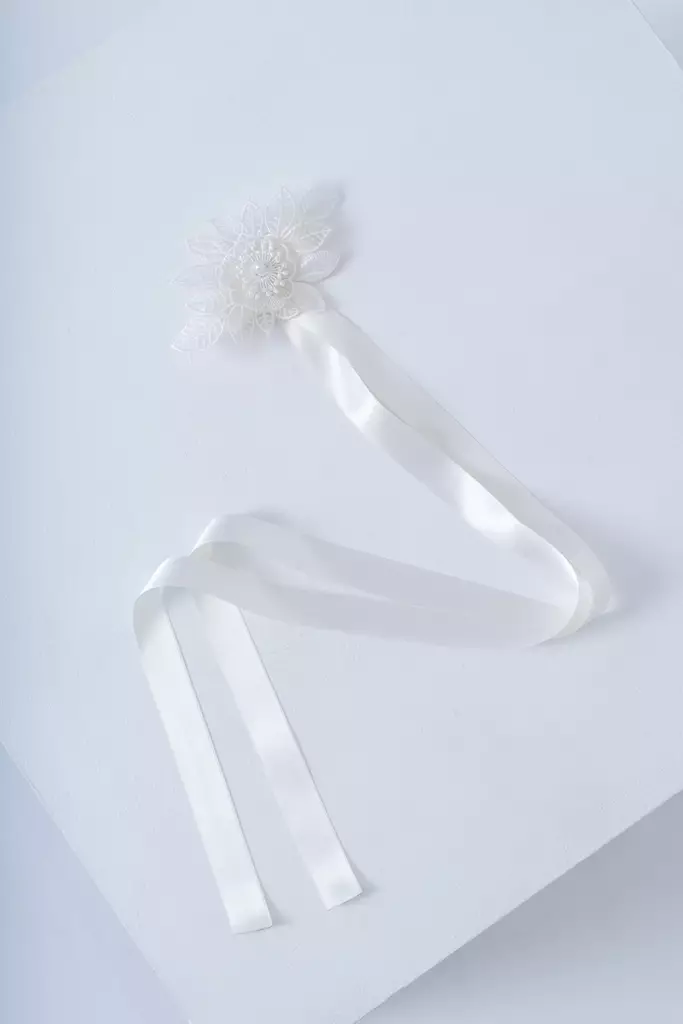 Mingnelin kastenauha, kukka - Kastemekot & tarvikkeet - ming2590003 - 1