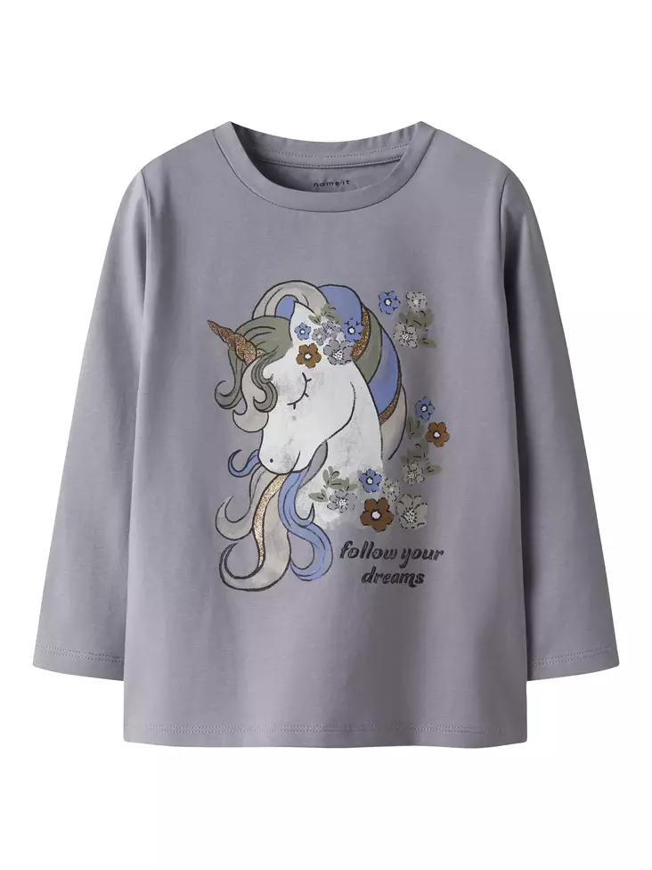 Name it lasten trikoopaita yksisarvinen - Pitkähihaiset paidat - nameit13252223 - 1