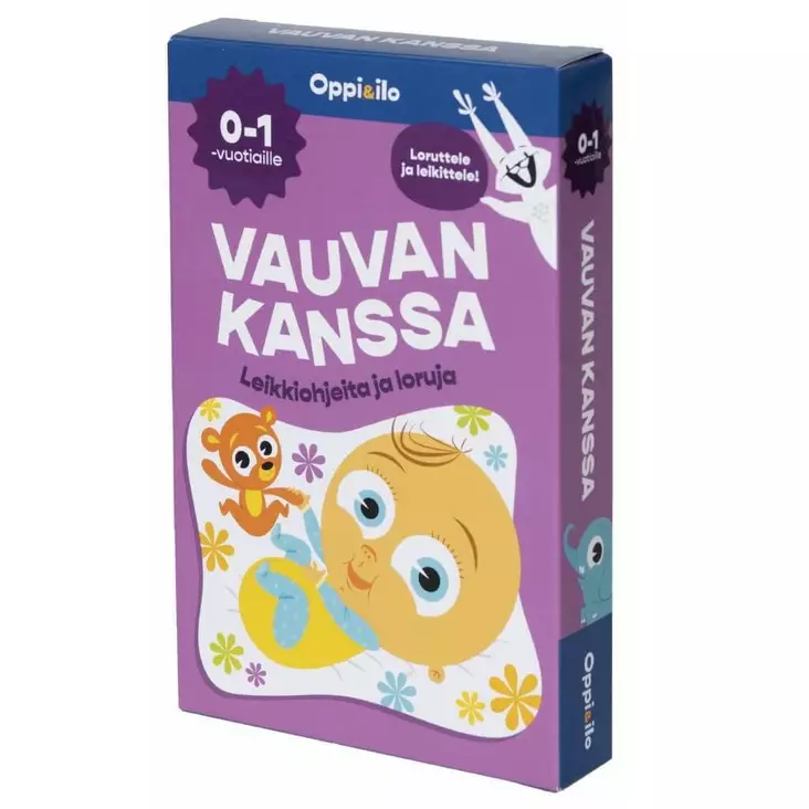 Oppi&Ilo Vauvan kanssa, puuhakortit - Vauvalelut - oppijailo123 - 2