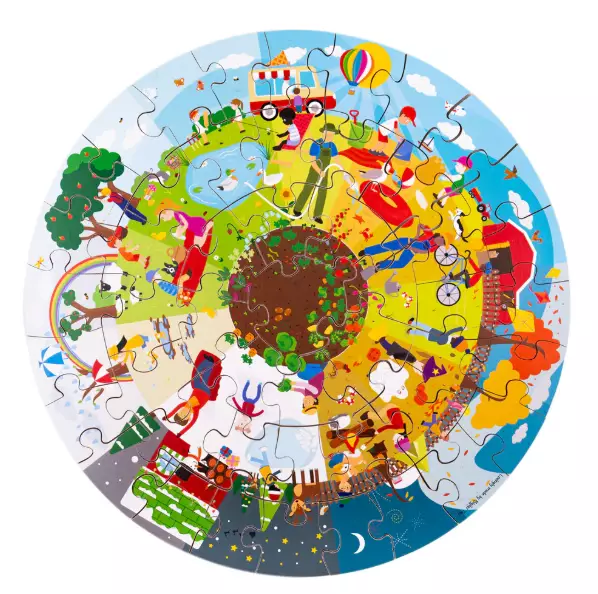 Pyöreä palapeli, vuodenajat - Pelit ja palapelit - B33003 - 1