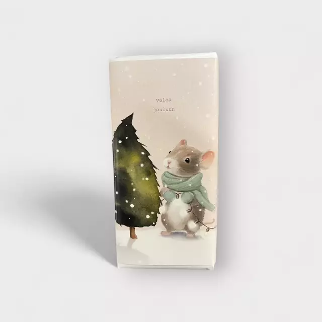 Suklaalevy, joulu - Kortit ja suklaalevyt - makeistoJA3 - 1