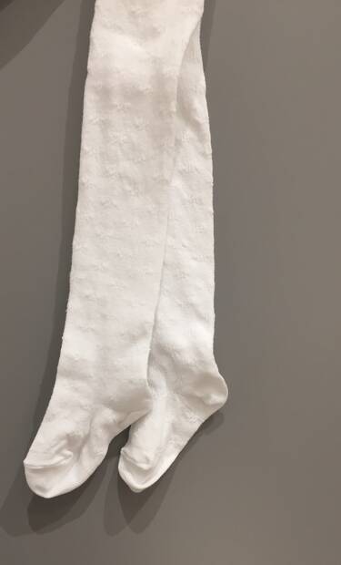 Mp vauvan pitsisukkahousut, valkoinen - Sukkahousut - mpaw18104 - 1