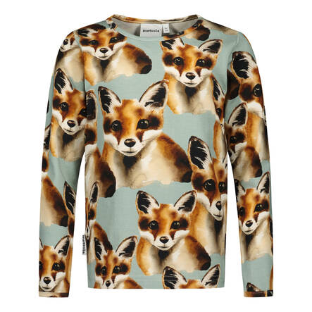 Metsola lasten paita, Kettu sininen - Pitkähihaiset paidat - mets208464 - 1