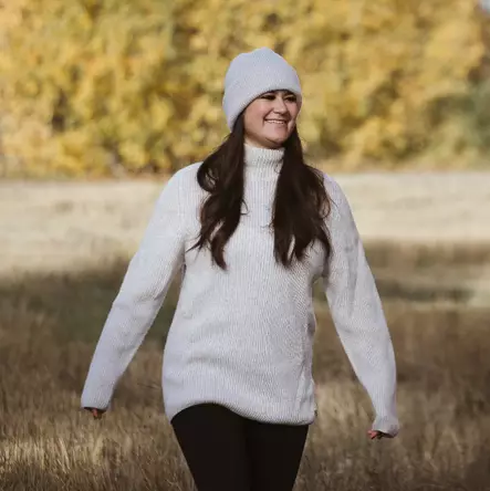 KIVAT aikuisten villapaita, l. valkoinen - Aikuisten yläosat - kiv16976064 - 2