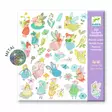 Djeco tarrat Sparkly fairies - Askartelu/Tarrat/Tatuoinnit - DJ09554 - 1