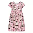 Metsola lasten LH mekko, pupu/pinkki - Lyhythihaiset mekot - mets26B704 - 1