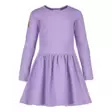 Metsola lasten rib mekko, lila - Pitkähihaiset mekot - metsw24314 - 1