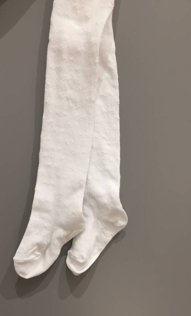 Mp vauvan pitsisukkahousut, valkoinen - Sukkahousut - mpaw18104 - 1