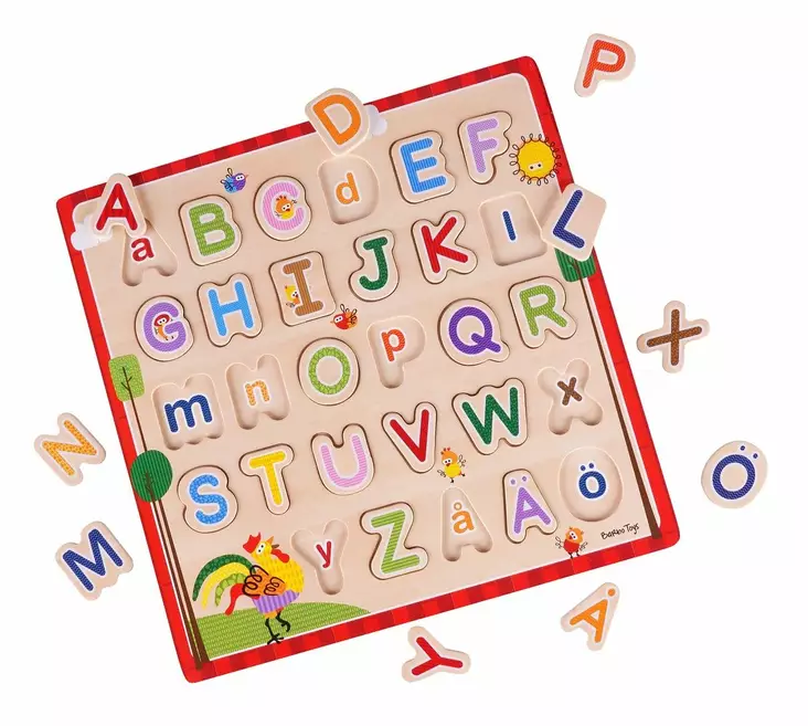 Barbo Toys Aakkoset A-Ö palapeli - Pelit ja palapelit - barbo040394 - 1