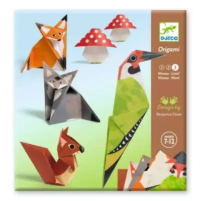Djeco origami, Forest walk - Askartelu/Tarrat/Tatuoinnit - DJ08704 - 1