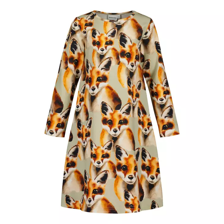 Metsola lasten yöpaita, Kettu vihreä - Yöasut - metsn25724 - 1