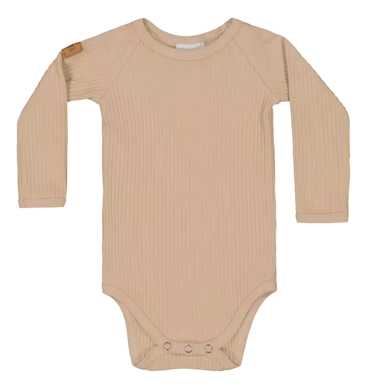 Metsola vauvan body, beige - Pitkähihaiset bodyt - metss250114 - 1