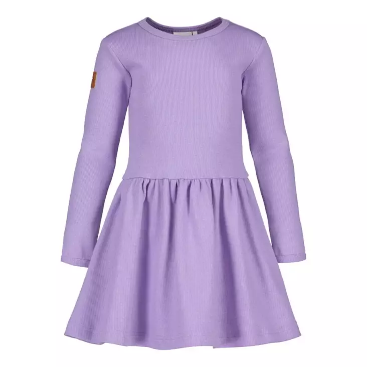 Metsola lasten rib mekko, lila - Pitkähihaiset mekot - metsw24314 - 1