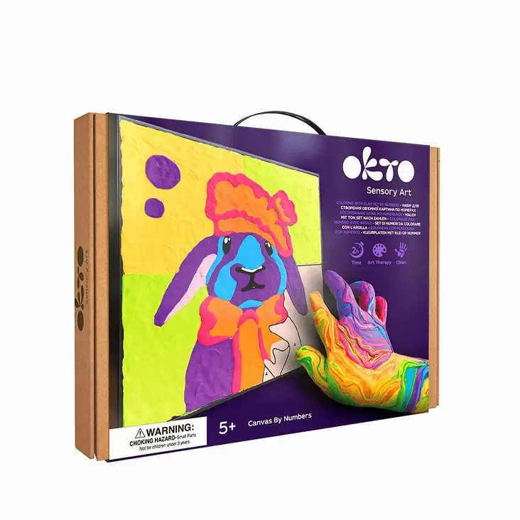 OktoClay muovailumaalaus, Pupu - Askartelu/Tarrat/Tatuoinnit - okto690404 - 1