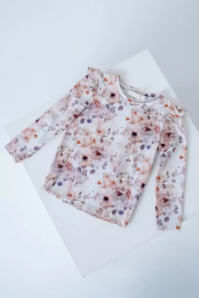 Mingnelin lasten paita, kukat - Pitkähihaiset paidat - ming5044 - 2