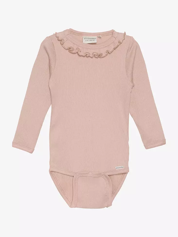 Minymo vauvan body, frillakaulus - Pitkähihaiset bodyt - minym6169524 - 1