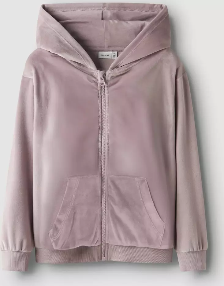 Name it lasten velourhuppari, liila - Hupparit ja svetarit - name13250254 - 1