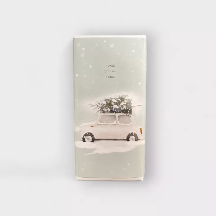 Suklaalevy, joulu - Kortit ja suklaalevyt - makeistoJA4 - 1