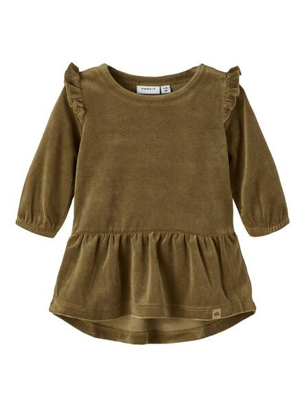 Name It vauvan velourmekko, ruskea - Pitkähihaiset mekot - name13219415 - 1