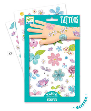 Djeco Tatuointi, kukkanen - Askartelu/Tarrat/Tatuoinnit - DJ09585 - 1