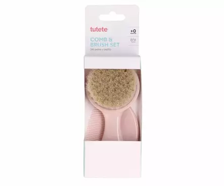 Tutete harjasetti, roosa - Kellot, korut ja hiustarvikkeet - tute025 - 1