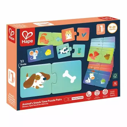 Hape Palapeli eläinten herkut - Pelit ja palapelit - hape40665 - 1