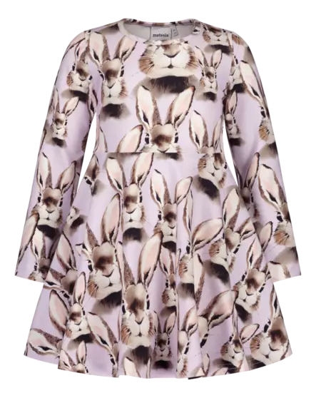 Metsola lasten mekko, Pupu liila - Pitkähihaiset mekot - MET25S055 - 1