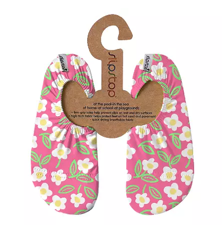 Slipstop tossut, pinkki kukka - Kerhotossut/sisäkengät - ss2611000015 - 1