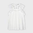 Mayoral lasten mekko, valkoinen - Lyhythihaiset mekot - mayoral3940085 - 1