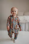 Metsola lasten jumpsuit, vihreä nalle - Jumpsuitit ja haalarit - metsw26365 - 3
