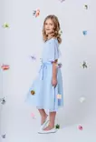 Mingnelin lasten sifonkimekko, Elise - Lyhythihaiset mekot - ming4360_095 - 2