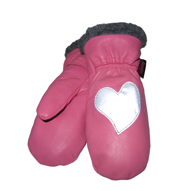 Käsinetori lasten heijastavat nahkarukkaset - Talvikäsineet - kasi01565 - 1