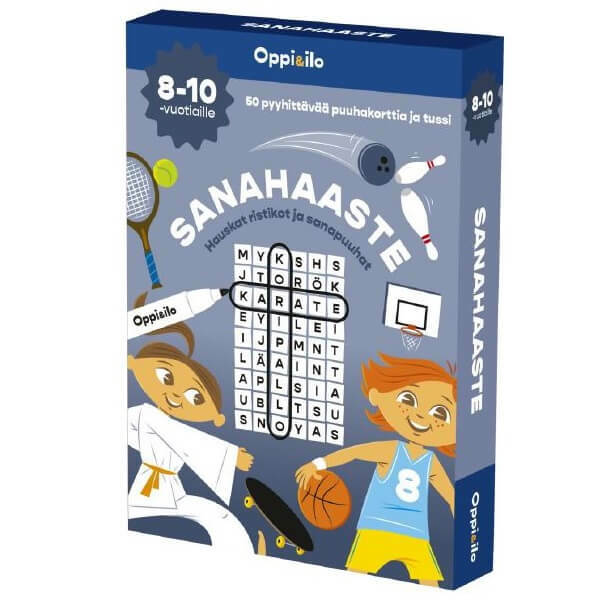 Oppi & ilo Sanahaaste puuhakortit - Pelit ja palapelit - WS601435 - 1