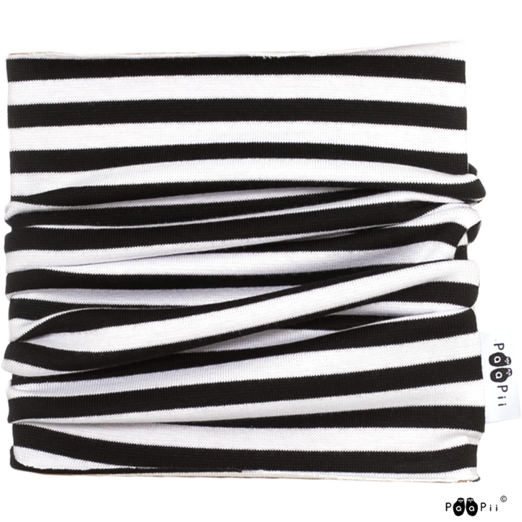Paapii lasten tuubihuivi, musta-valko - Huivit ja kaulurit - pp27105 - 1