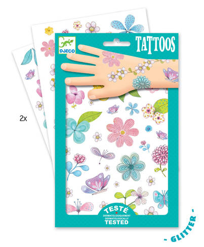 Djeco Tatuointi, kukkanen - Askartelu/Tarrat/Tatuoinnit - DJ09585 - 1