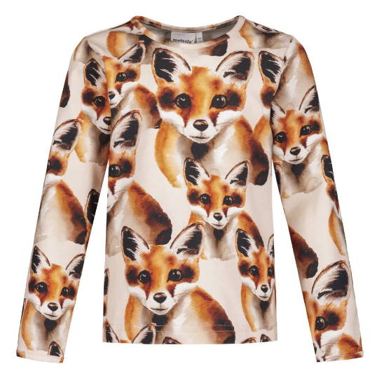 Metsola lasten paita, Kettu vaalea - Pitkähihaiset paidat - mets24295 - 1